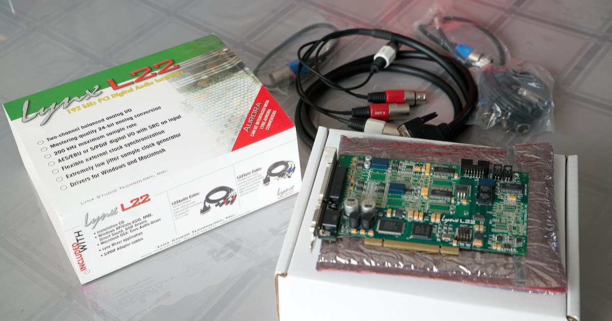 LYNX STUDIO TECHNOLOGY L22-G PCIサウンドカード